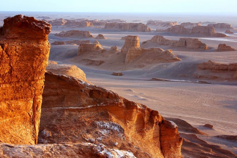 Rock Formations of Lut Desert Iran