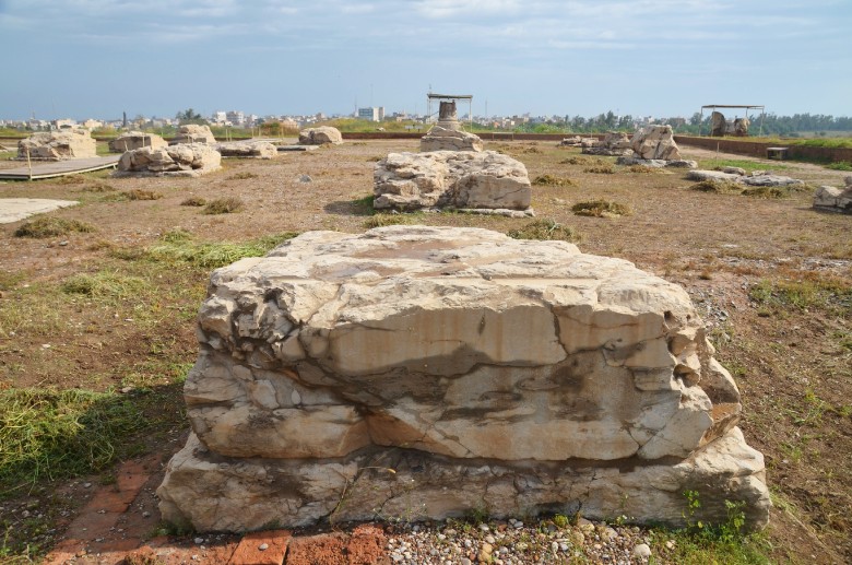 Ruins of Apadana Palace in Susa
