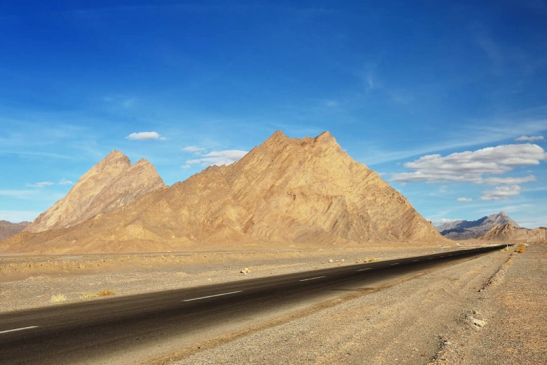 Silk Road Path Northwest Yazd Iran