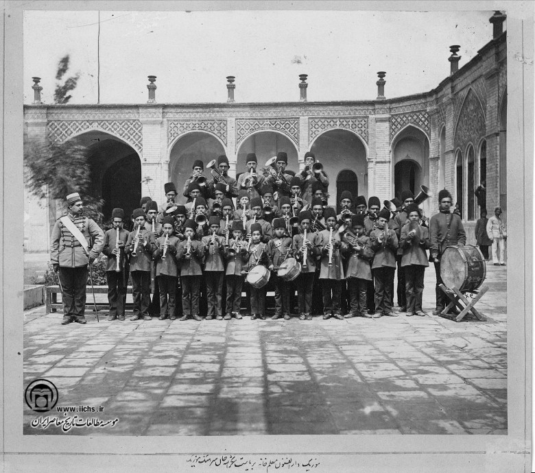Students of Dar ul Funun High School Qajar Era