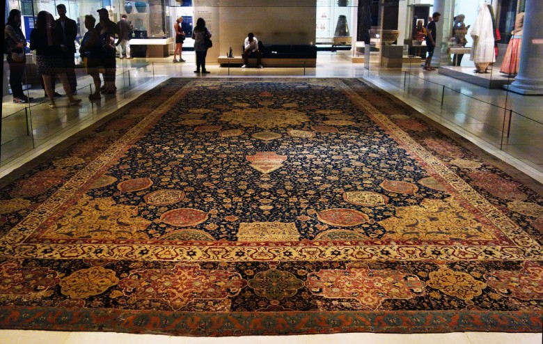 Visiting Ardabil Carpet in London Museum