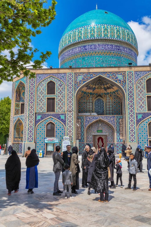 Visiting Tomb of Khajeh Rabie in Mashhad