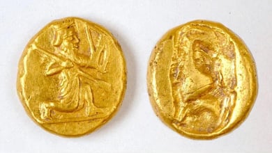 Pot Filled With Ancient Persian Gold Coins Discovered In Turkey 7 Persian Gold Coins Discovered In Turkey