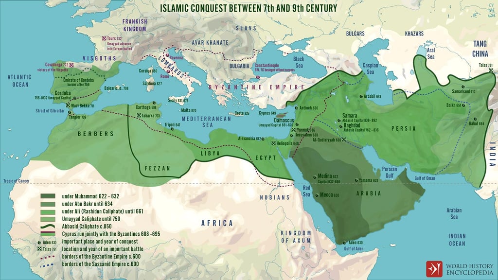 The Islamic Conquest Of Persia: A Turning Point In History 2 An Impressionist Style Painting Of The Islamic Conquest Of Persia During The Th And Early Th Centuries