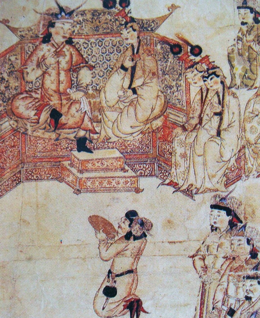Marco Polo In Iran: A Merchant’s Path Through History 8 Ghazan Khan (R.1295-1304) And His Wife Kokochin At Court. A Mongol Princess Of The Yuan Dynasty, Kokochin Was Escorted To Persia By Marco Polo But Wed Ghazan After Arghun’s Death In 1293.