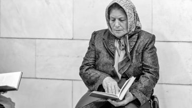 The Avesta: A Timeless Guide To Spirituality And Heritage 14 Reading The Prayer Book, The Khordeh Avesta, In The Zoroastrian Fire Temple