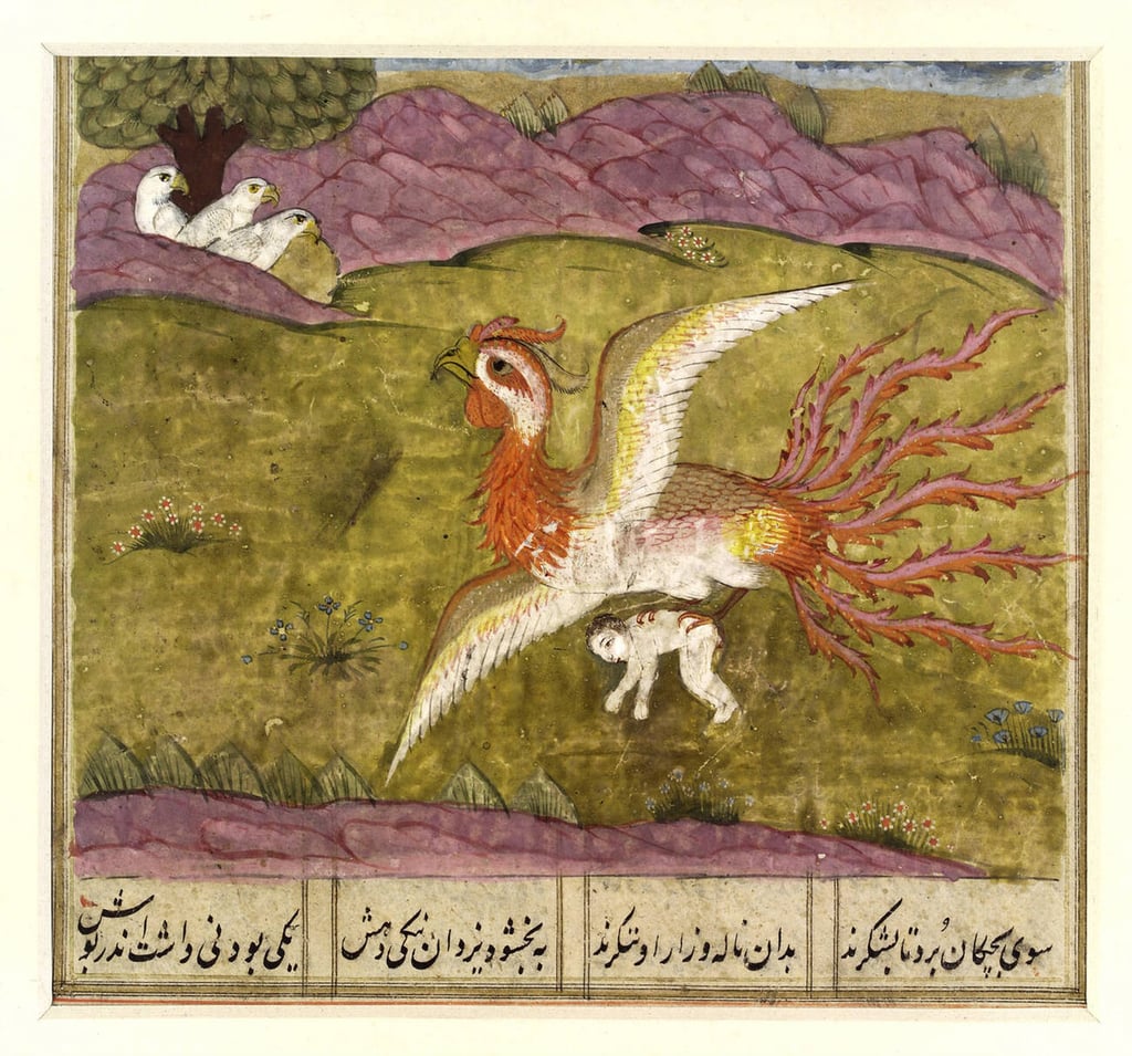 Iranian Mythology: A Rich Collection Of Gods, Heroes, And Epic Tales 8 The Simurgh A Legendary Guardian In Persian Mythology