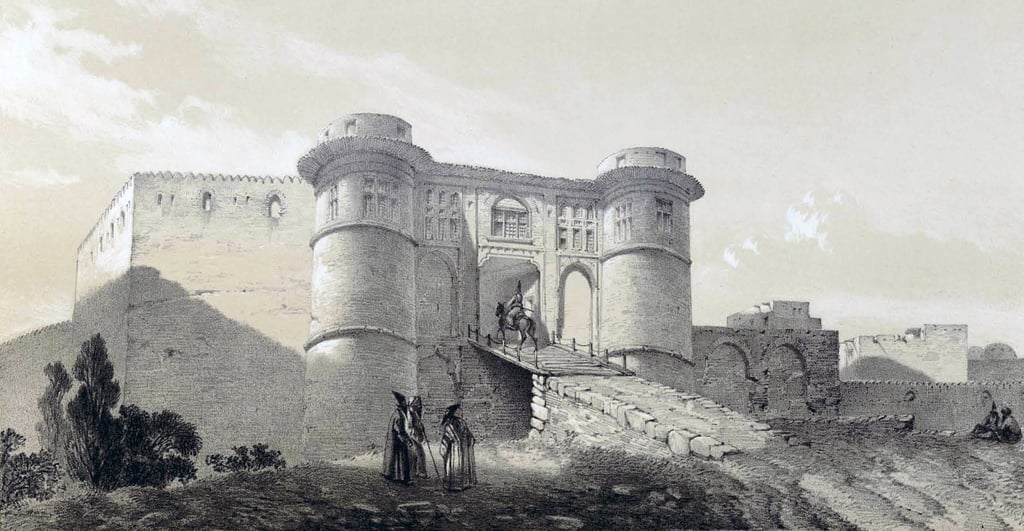 The Islamic Conquest Of Persia: A Turning Point In History 7 Painting Of The Nahavand Castle, Which Was One Of The Last Sasanian Strongholds.