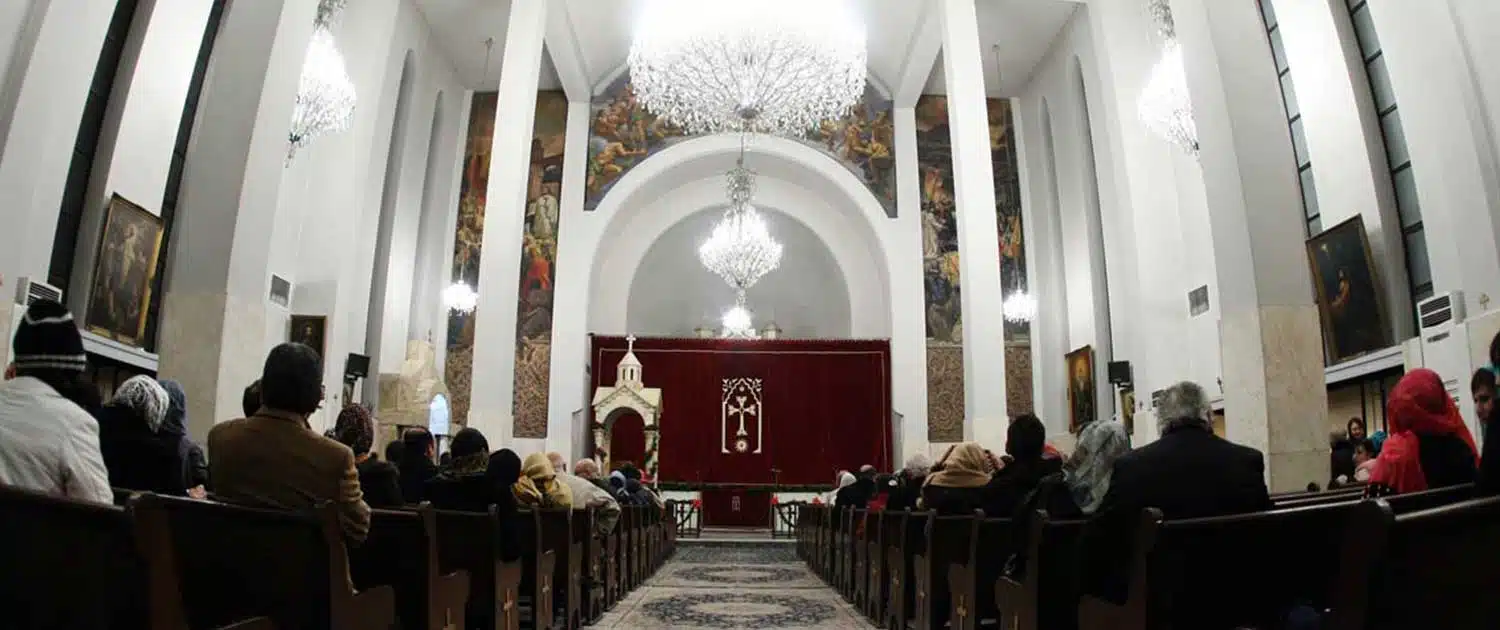 Christians in Tehran, Iran.