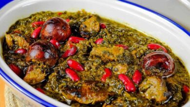 The 7 Best “Chelo Khoresh” Dishes You Must Try In Iran 1 Ghormeh Sabzi