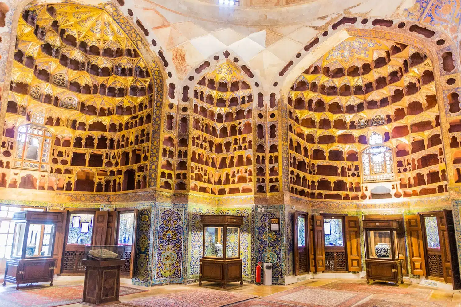 Interior of Chini Khaneh (China Room) in Sheikh Safi Al-Din Ardabili Shrine in Ardabil