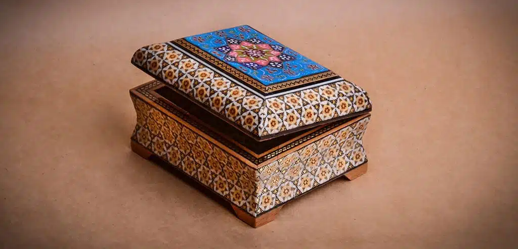 Khātam is an ancient Persian technique of inlaying.
