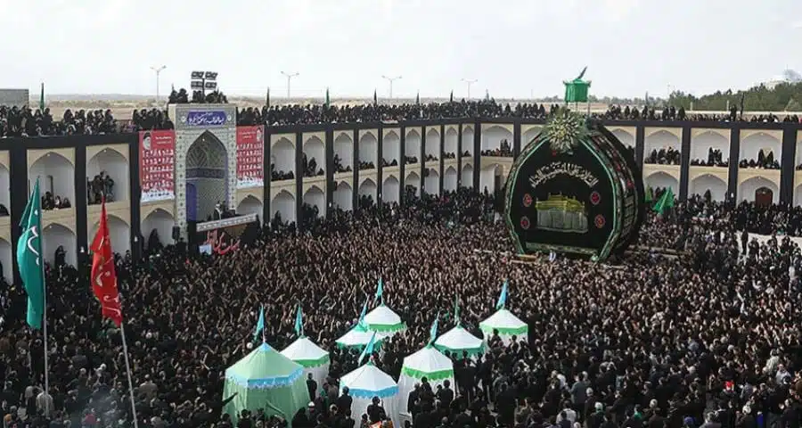 Nakhl Gardani in Yazd, Iran