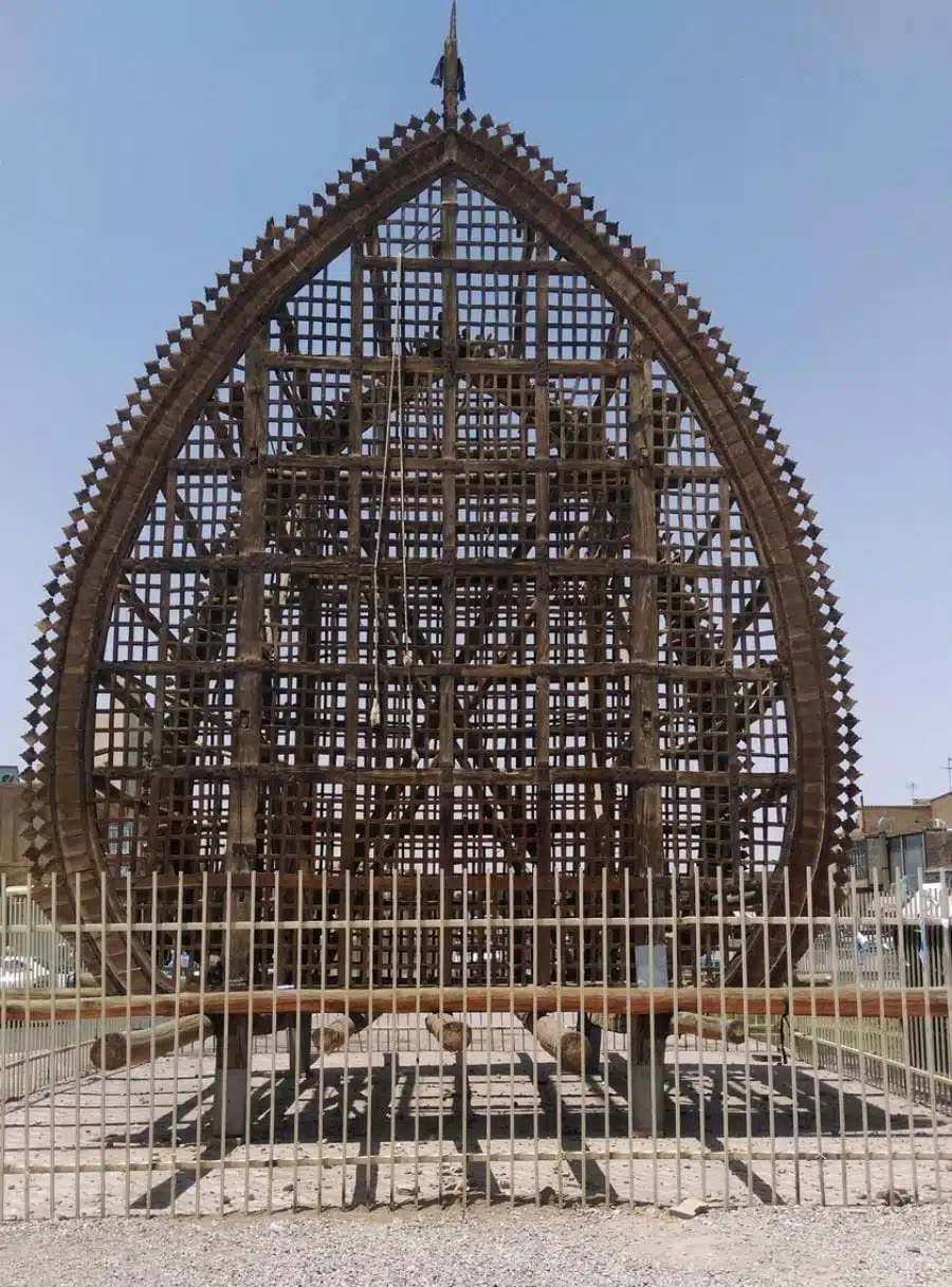 Nakhl Gardani in Yazd, Iran