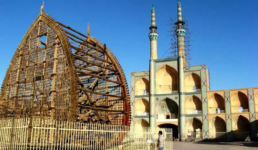 Nakhl Gardani in Yazd, Iran
