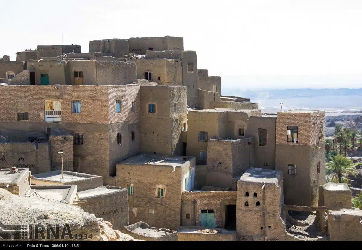 Nayband Stair-stepped village