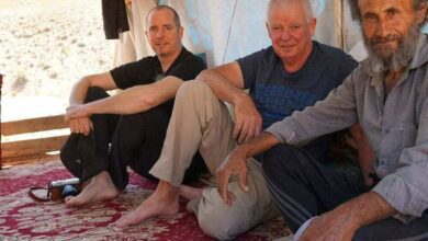 Traveler Recommends Potential Tourists To Visit Iran Before A “Big Influx” 9 Ray Cook (C) And His Son Ryan (L) Come Across A Honey Farming Couple In Northern Iranian Province Of Mazandaran