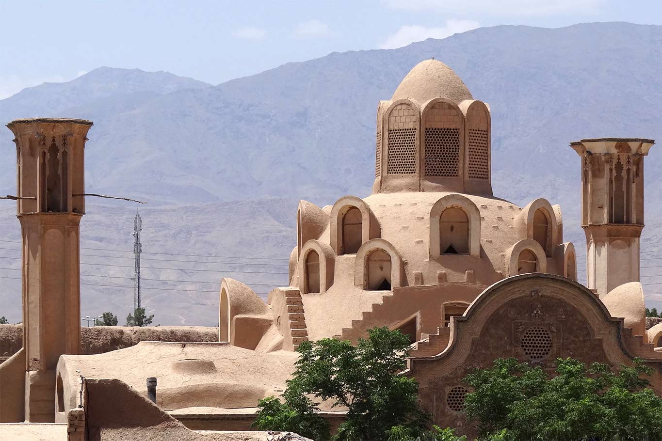 Borujerdi House, In Kashan, Central Iran. Built In , It Is An Excellent Example Of Ancient Persian Desert Architecture. The Two Tall Windcatchers Cool The Andaruni (Courtyard) Of The House. Borujerdi House, In Kashan, Central Iran. Built In , It Is An Excellent Example Of Ancient Persian Desert Architecture. The Two Tall Windcatchers Cool The Andaruni (Courtyard) Of The House.