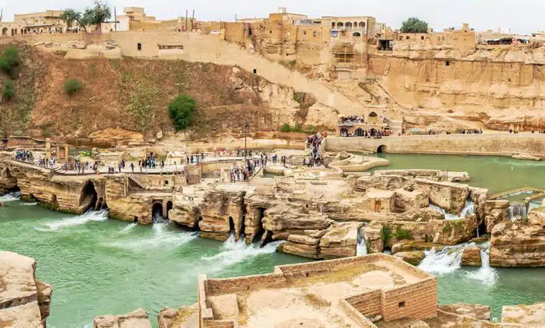 Shushtar Historical Hydraulic System is an ancient Iranian engineering masterpiece, consisting of canals, dams, bridges and water mills. A UNESCO World Heritage site.