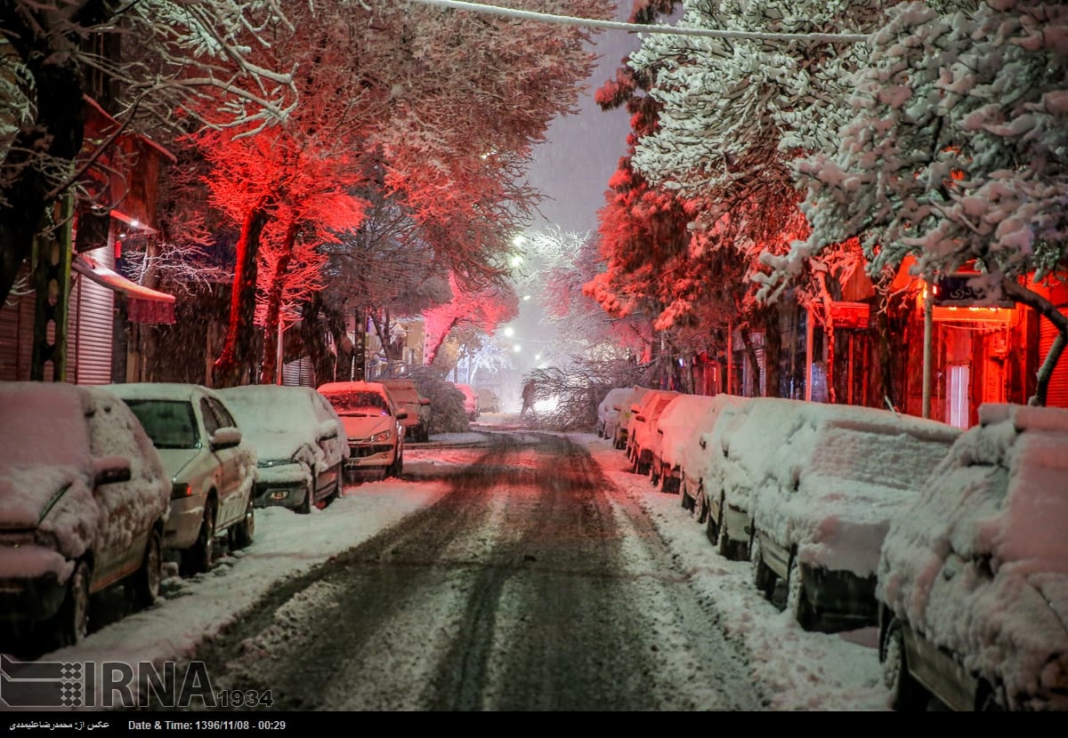 Tehran's First Snowfall Of The Year Tehran's First Snowfall Of The Year