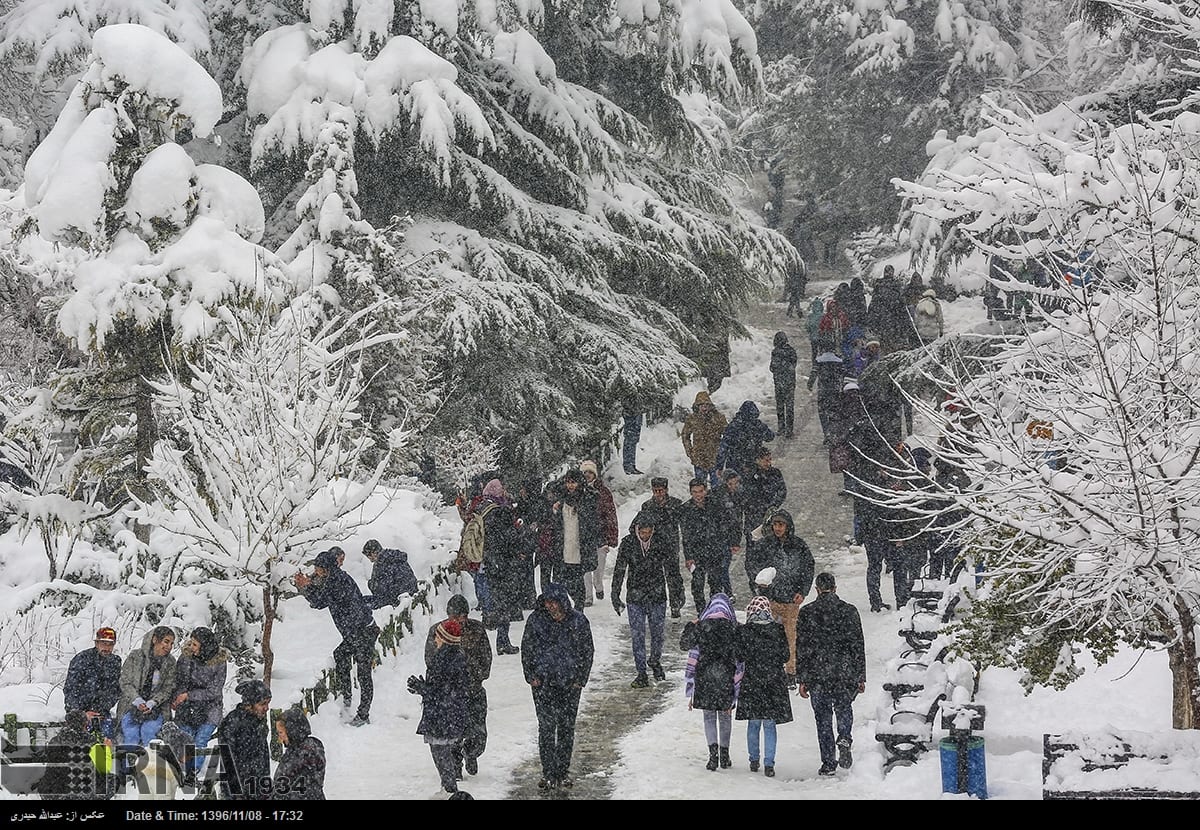 Tehran's First Snowfall Of The Year Tehran's First Snowfall Of The Year