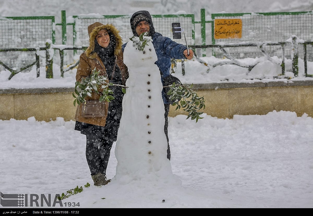 Tehran's First Snowfall Of The Year Tehran's First Snowfall Of The Year