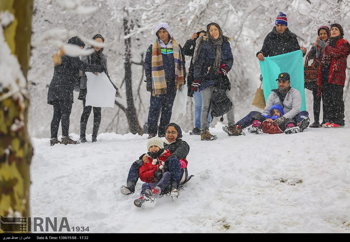 Tehran's First Snowfall Of The Year Tehran's First Snowfall Of The Year