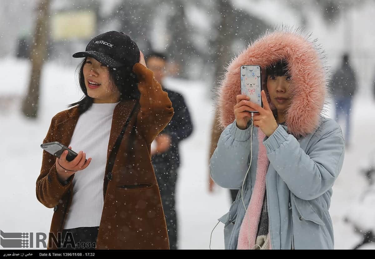 Tehran's First Snowfall Of The Year Tehran's First Snowfall Of The Year