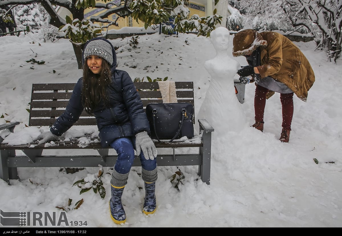 Tehran's First Snowfall Of The Year Tehran's First Snowfall Of The Year