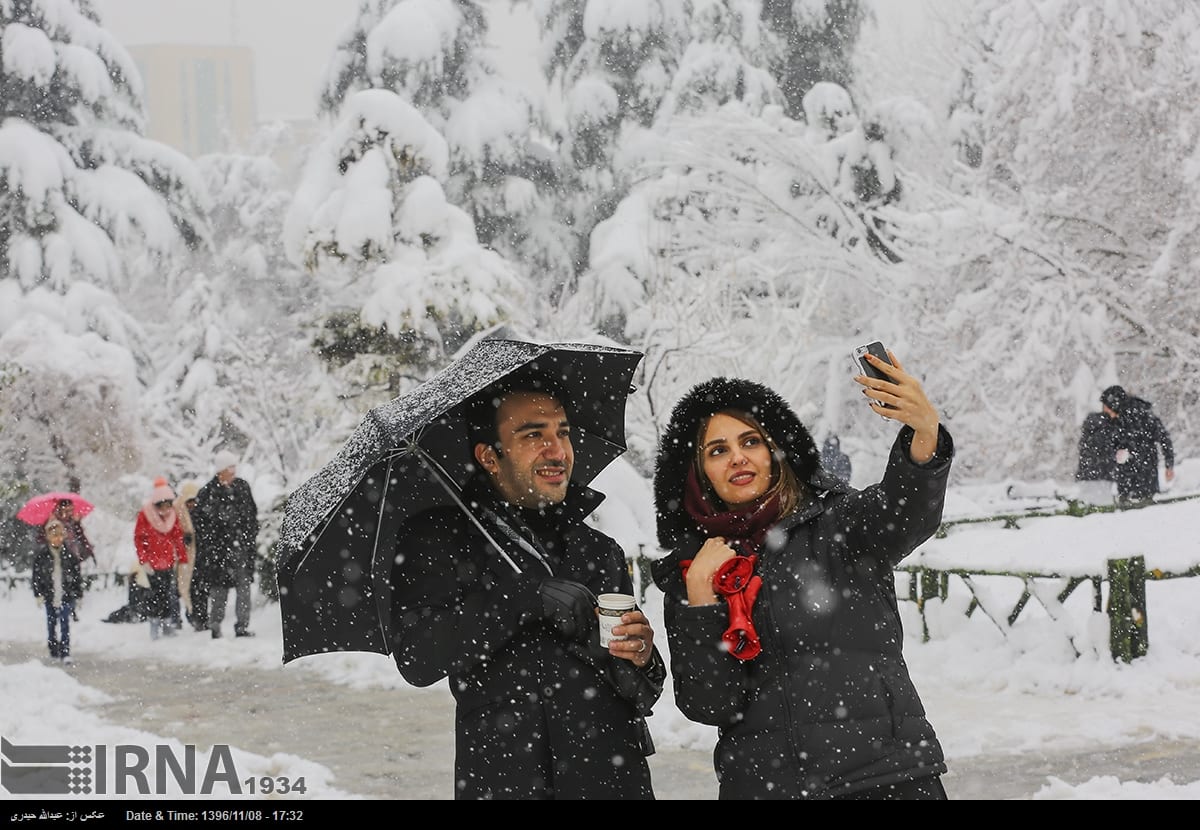 Tehran's First Snowfall Of The Year Tehran's First Snowfall Of The Year