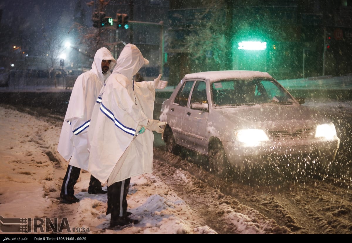 Tehran's First Snowfall Of The Year Tehran's First Snowfall Of The Year