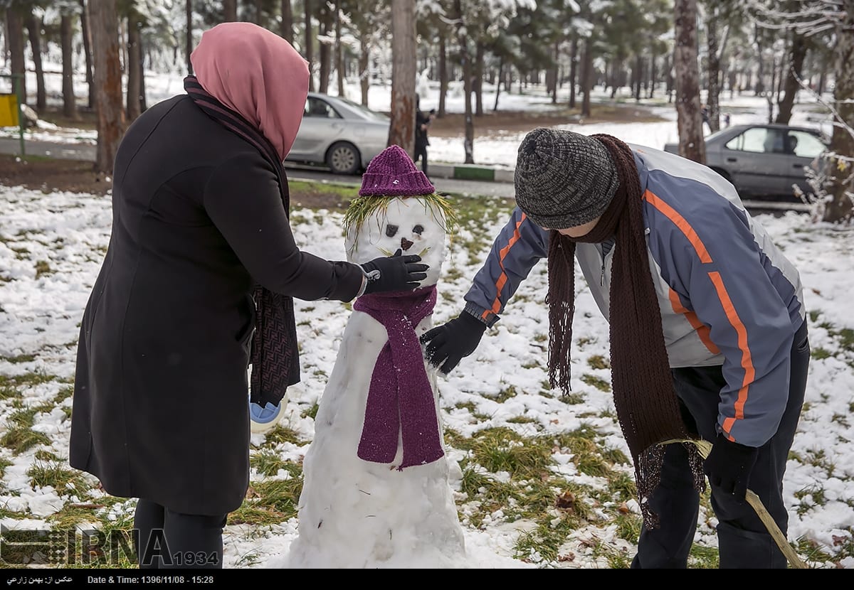 Tehran's First Snowfall Of The Year Tehran's First Snowfall Of The Year