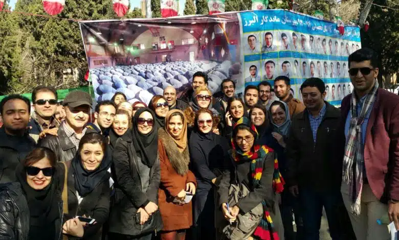 Thousands of Iranian students take the final exams to become licensed tour guide