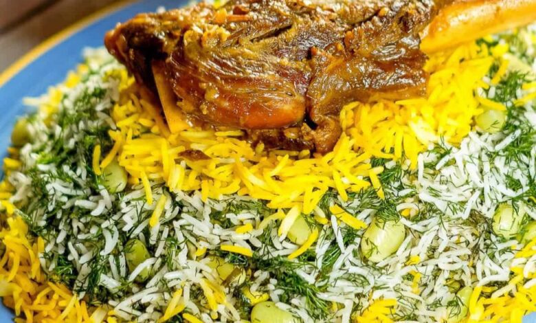 Baghali Polo Recipe 1 Baghali Polo