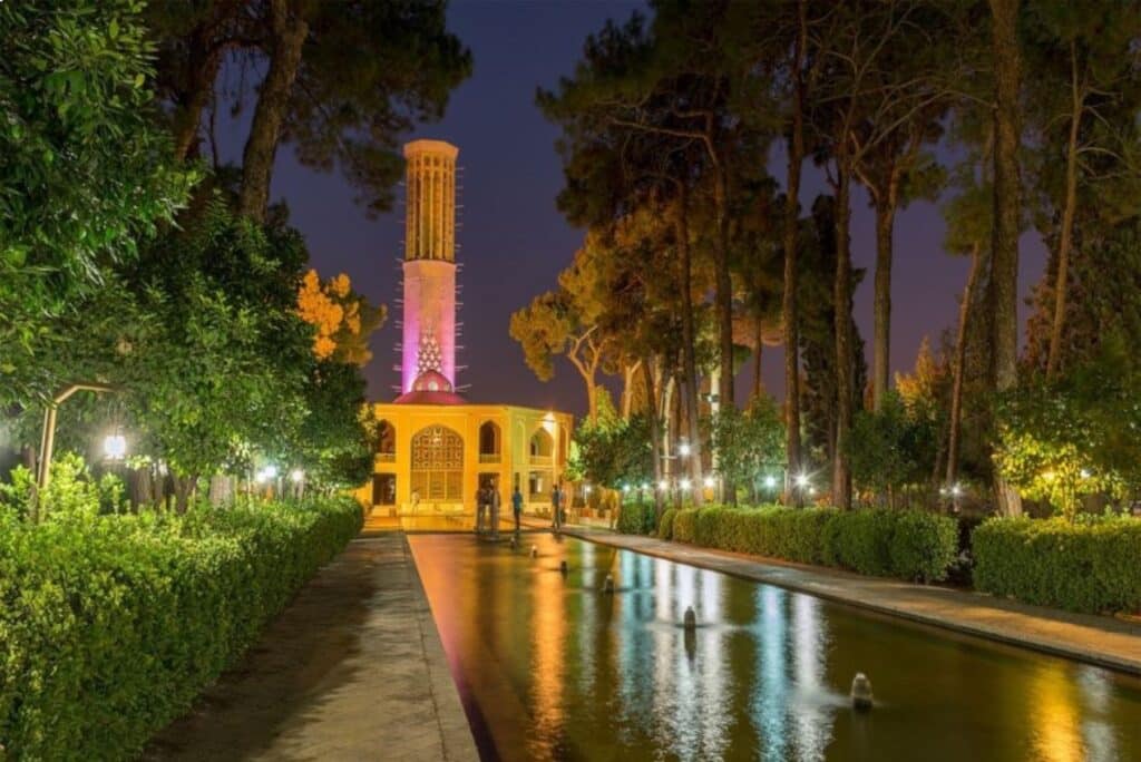 Hashti Building And Windcatcher Of Dowlat Abad Garden Hashti Building And Windcatcher Of Dowlat Abad Garden