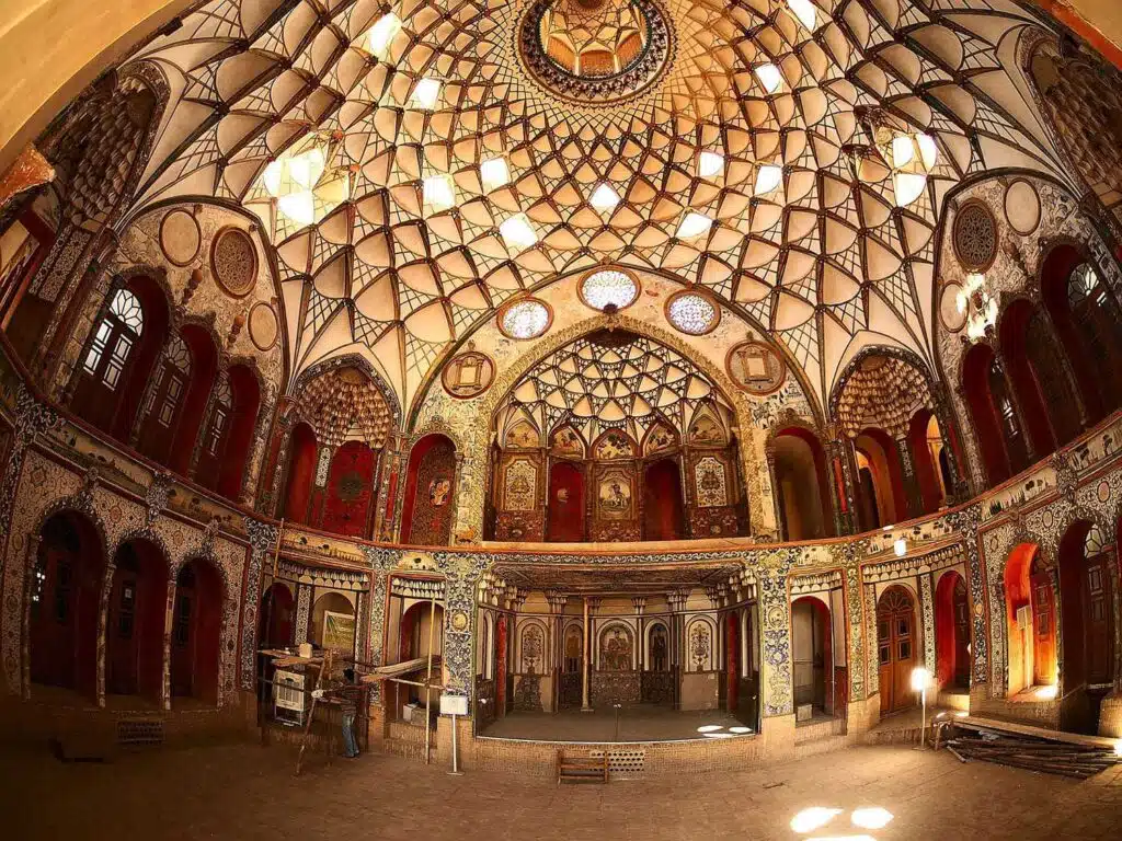 Inside the Borujerdi House in Kashan
