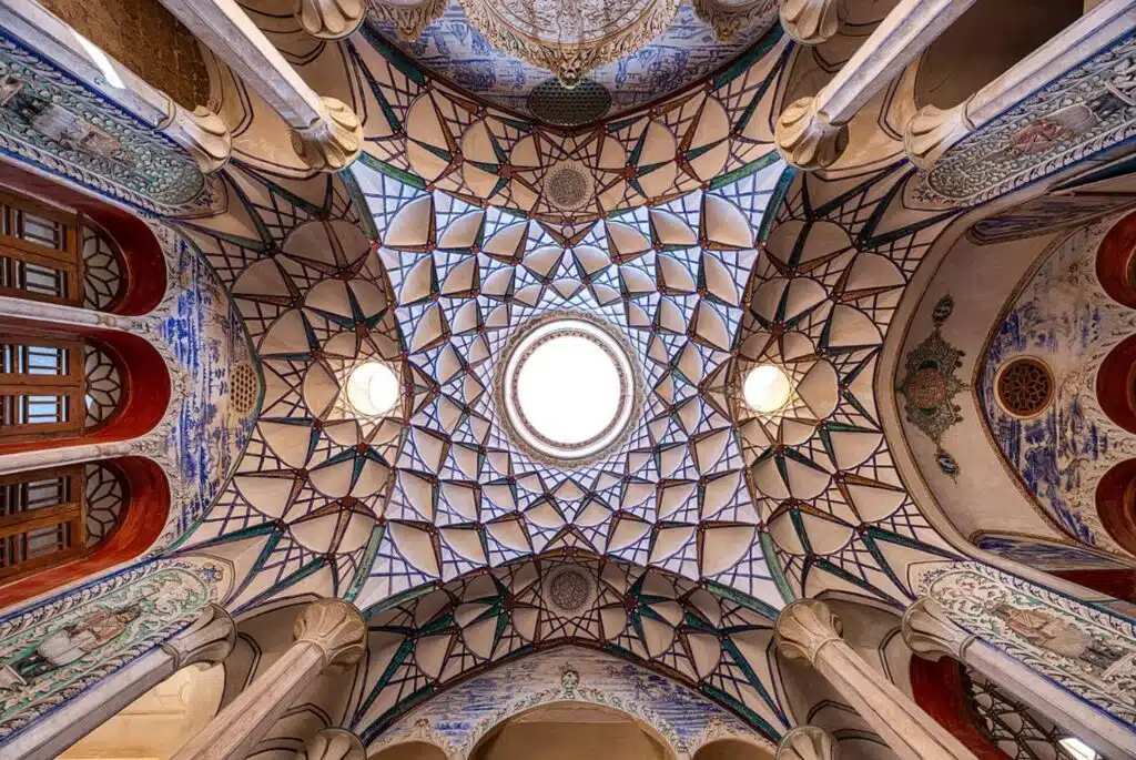 Interior Space of the Borujerdi House in Kashan, Iran