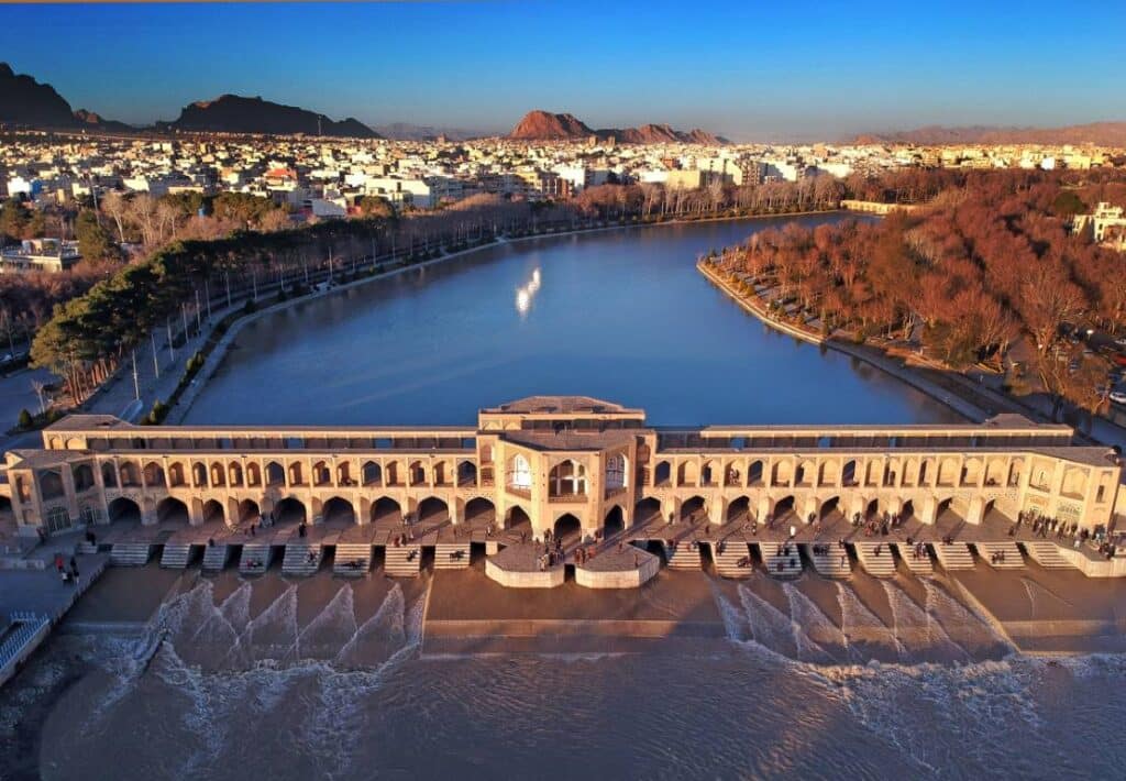 Khaju Bridge In Isfahan Khaju Bridge In Isfahan