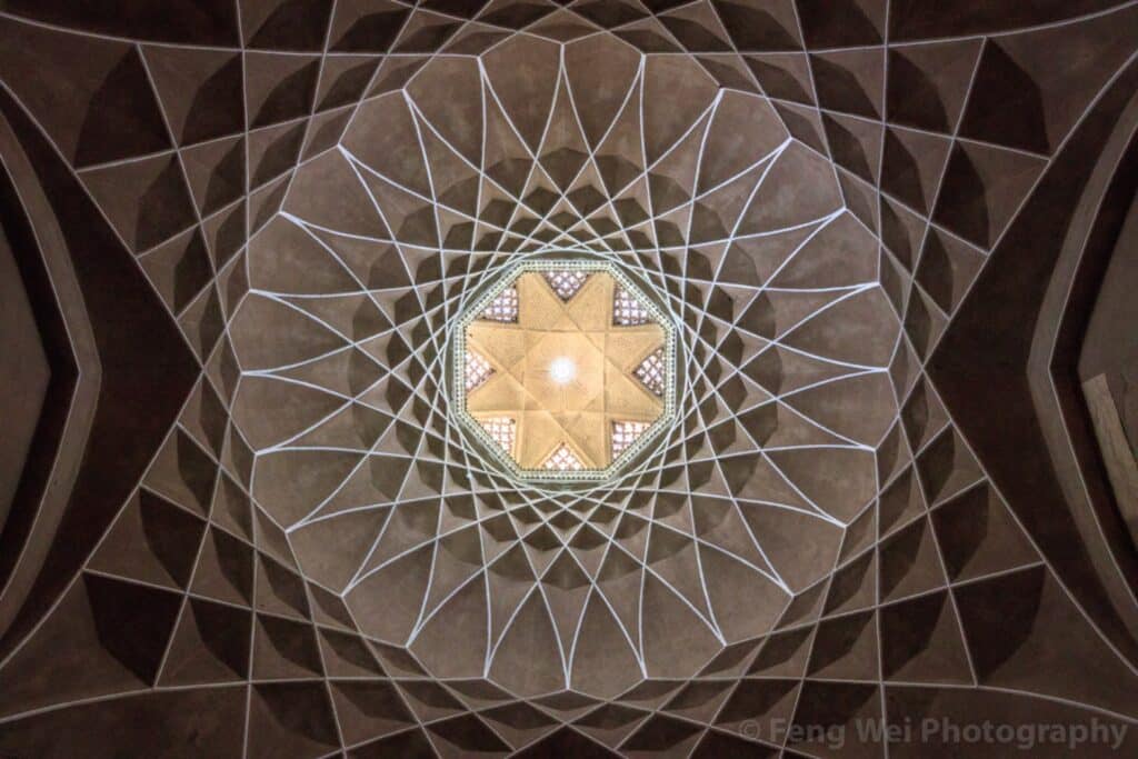 The Ceiling Inside The Dowlat Abad Garden The Ceiling Inside The Dowlat Abad Garden