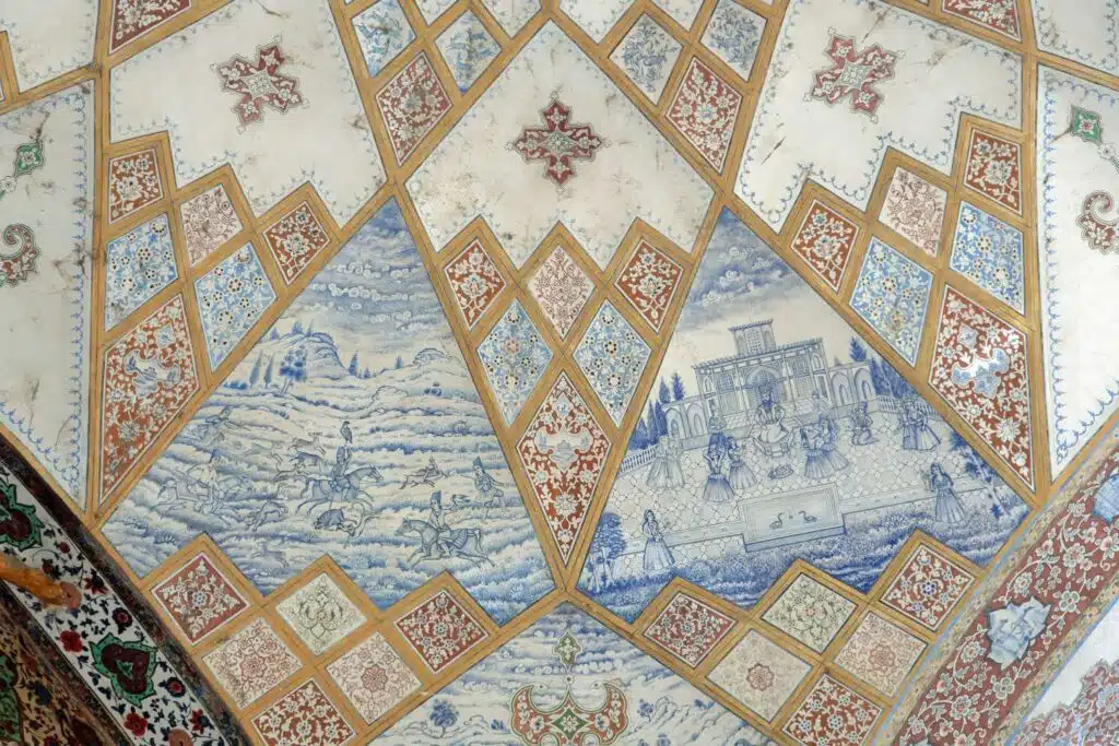 Tile-work in Fin Garden