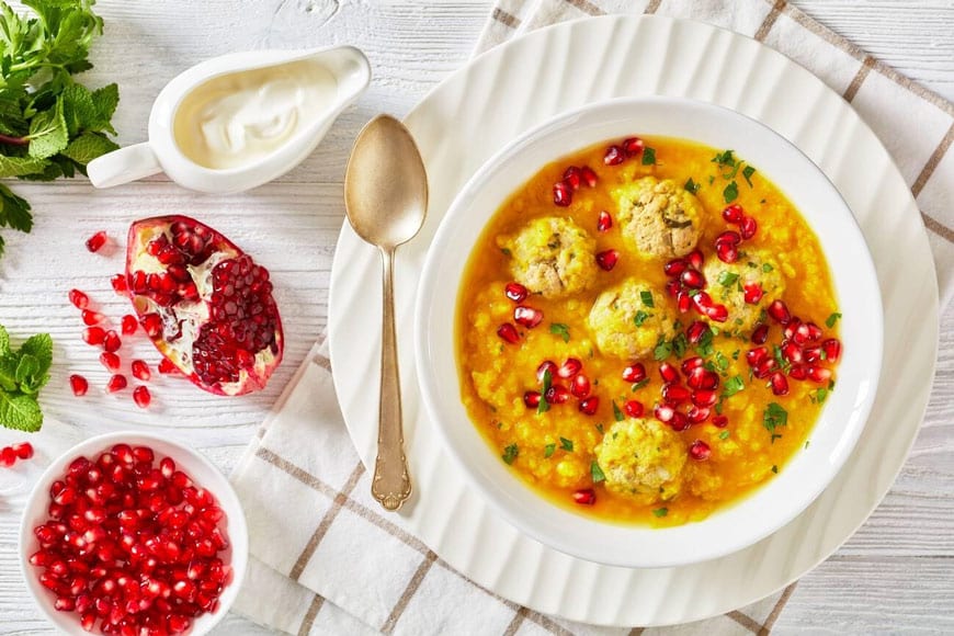 Ash E Anar Pomegranate Soup Ash E Anar Pomegranate Soup