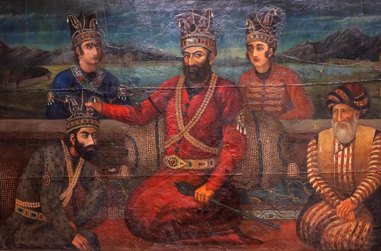 Crowning Of Mohammad Shah, Fine Arts Museum Saadabad Palace Crowning Of Mohammad Shah, Fine Arts Museum Saadabad Palace