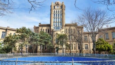 Historical Saat Tower In Tabriz 10 Historical Saat Tower In Tabriz, Iran