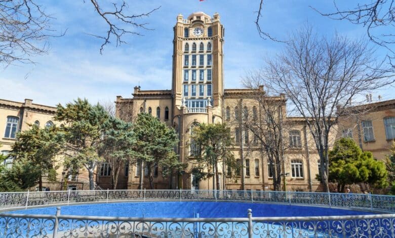 Historical Saat Tower In Tabriz 1 Historical Saat Tower In Tabriz, Iran