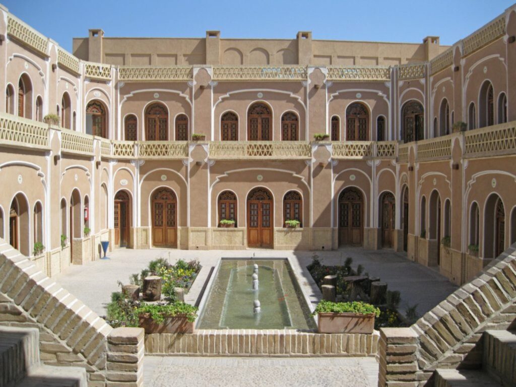 Lari House In Yazd: Architectural Gem In The Desert 2 Ivans Of Lari House Yazd Iran 1 - Lari House In Yazd: Architectural Gem In The Desert