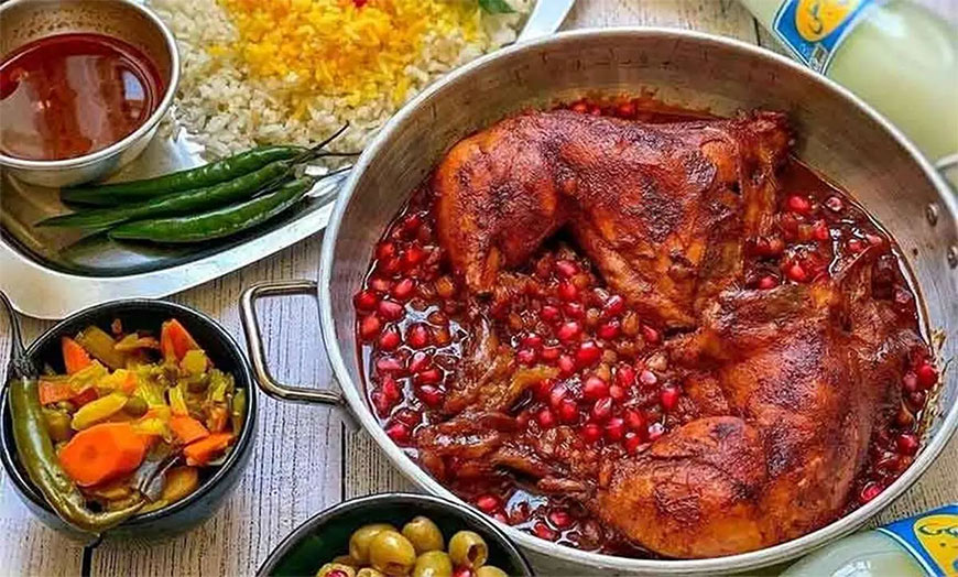 Khoresht Anar Mosama Pomegranate And Eggplant Stew Khoresht Anar Mosama Pomegranate And Eggplant Stew