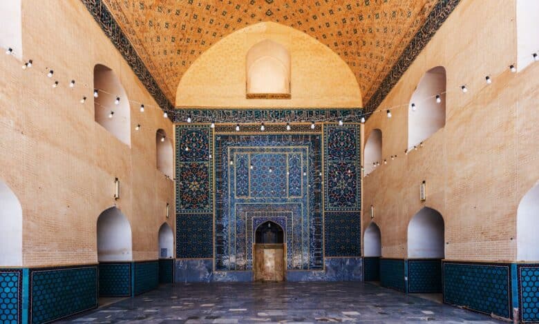 The Historical Malek Mosque In Kerman 1 Malek Mosque In Kerman