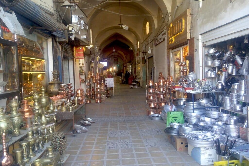 Stores In Khan Bazaar In Yazd Iran Stores In Khan Bazaar In Yazd Iran