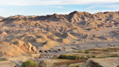 Ancient Silk Road In Iran, Near Yazd