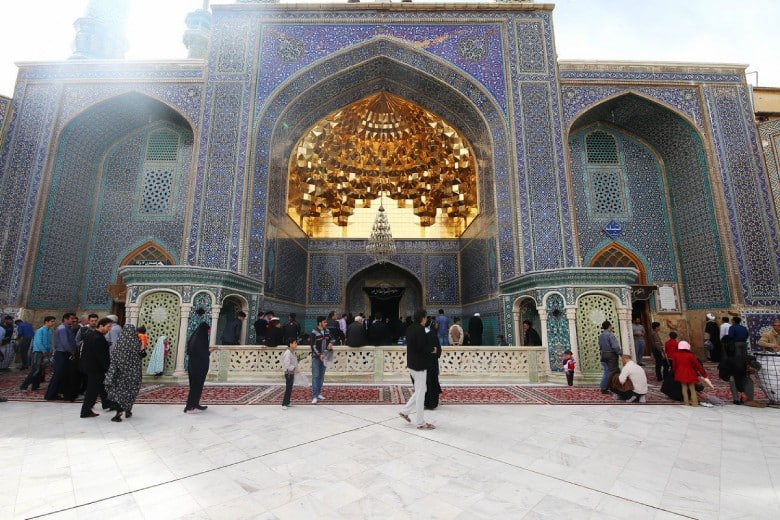 Fatemeh Masumeh Shrine In Qom 4 Courtyard Atiq In Fatemeh Masumeh Shrine